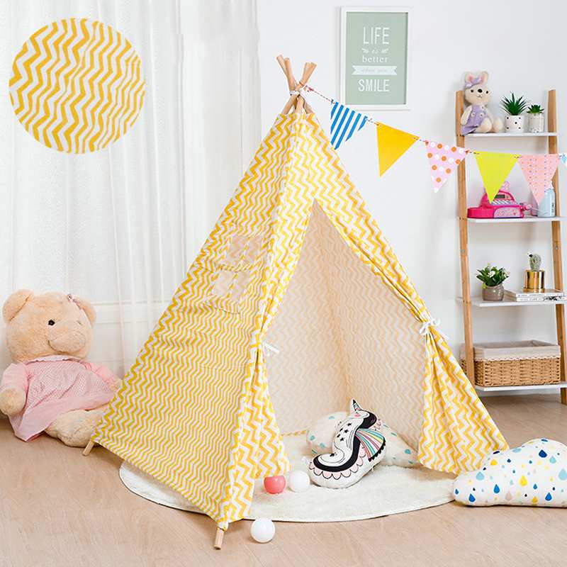 Children's Tent Teepee Tent For Kids Portable Infantil House For Children Cabana Kids Playhouse Indoor Sleeping Tent Decoration