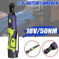 12V/18V/42V 3/8'' Lithium-Ion Battery 32/50/80NM Electric Ratchet Wrench Rechargeable Electric Cordless Wrench Kit Power Tools