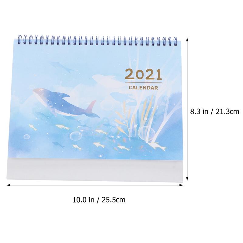 1 Set Desk Calendar 2021 Calendar Tabletop Calendar Creative Calendar Notepad