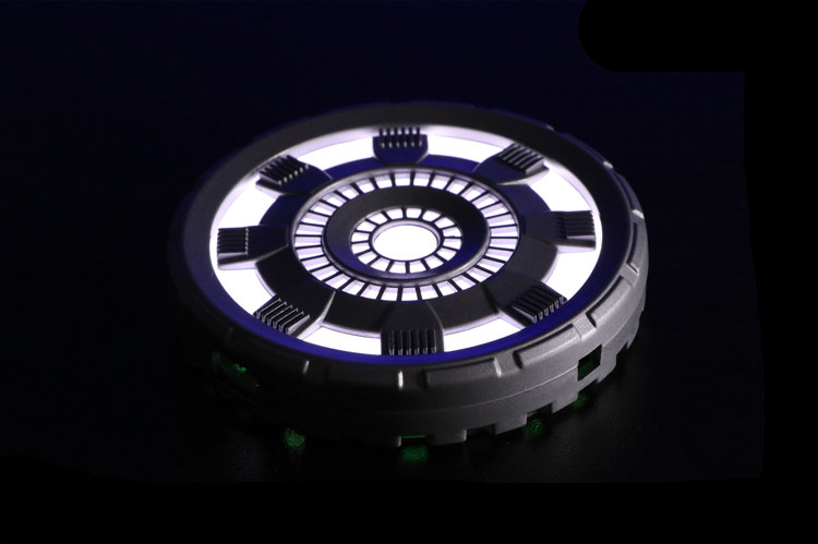 [Funny] Superhero Super hero Iron MARK MK50 Arc Reactor heart with Remote control RC LED Light Figure Model Toy kids adult gift