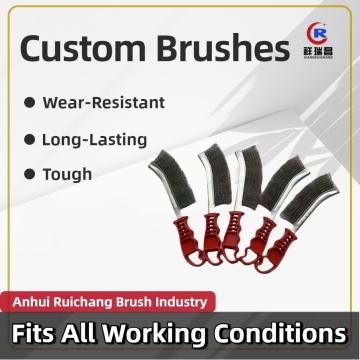 Knife-Shaped Steel Wire Brushes for Crevice Cleaning