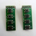 2pcs 2.54mm Female Pin Header 4 Button key Switch Keyboard kit for raspberry pi FPGA CPLD ARM AVR Development Board