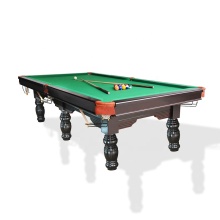 Solid Wood Snooker France Pool Table Black Green
