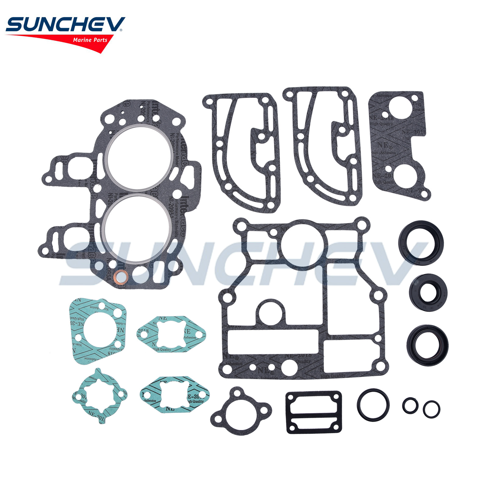 6G8-W0001-00 Power Head Gasket Kit For Yamaha 6hp8hp F9.9