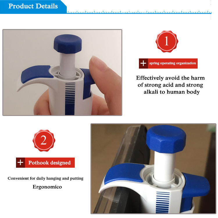 Adjustable Medical Pipettor With Digital Display