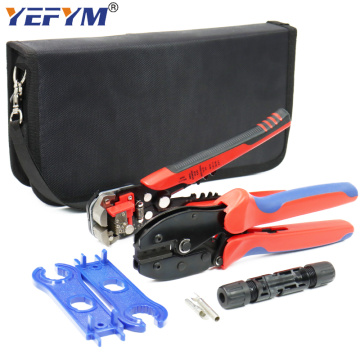 LY-2546B crimping pliers pv line capacity 2.5/4/6mm2 14-10AWG solar Multi-Contact 4mm connector suit wire stripping tools