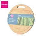 FISSMAN Bamboo Cutting Board Eco-friendly Round Chopping Block