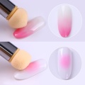 1 Pc Double-ended Gradient Shading Pen Dotting Brush Sponge Head Rhinestone Handle Nail Art Brush Nail Art Painting Tool