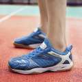 New Training Badminton Shoes Men Blue Anti Slip Tennis Shoes Male Breathable Volleyball Sneakers Quality Tennnis Sneakers