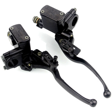 1 pair 22MM Motorcycle brake Cylinder Hydraulic Pump Clutch Left Right Brake Lever for Dirt Pit Bike ATV Quad Moped 50-250CC