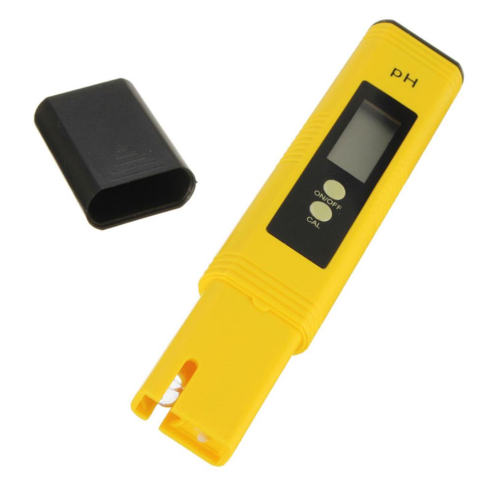 Portable Digital LCD Pen PH Meter Tester Aquarium Pool Water Wine Monitor Thermometer Pen Water Purity for Aquarium Pool Water