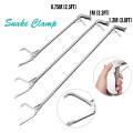 Stainless Steel Reptile Snake Catcher Professional Snake Tongs Stick Grabber Wide Jaw Tool Heavy Pest Control Product