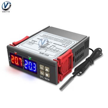 STC-3018 STC-3028 STC-3008 12V 24V 110-220V Digital Temperature Controller Dual Display Probe Thermostat Relay Thermoregulator