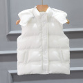 Winter Waistcoat Girl Vests 2020 New Warm Children Cotton Coats Boys Girls Hooded Waistcoats Teenage Kids Outwear Girls Clothes