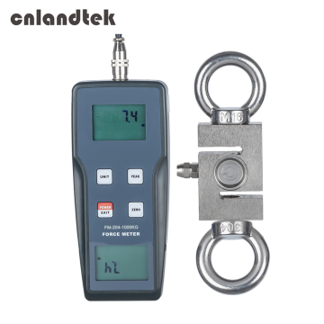 FM204 Pull and Push Dynamometer Tester 3 Units N,kg,lb Force Gauge 1000K 9800N for Building Hardware Textile Testing