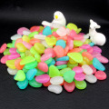 10PCS/Lot Artificial Pebbles Stones Glow The Dark Luminous Cobblestones Garden Fish Tank Aquarium Decoration Ornament Supply