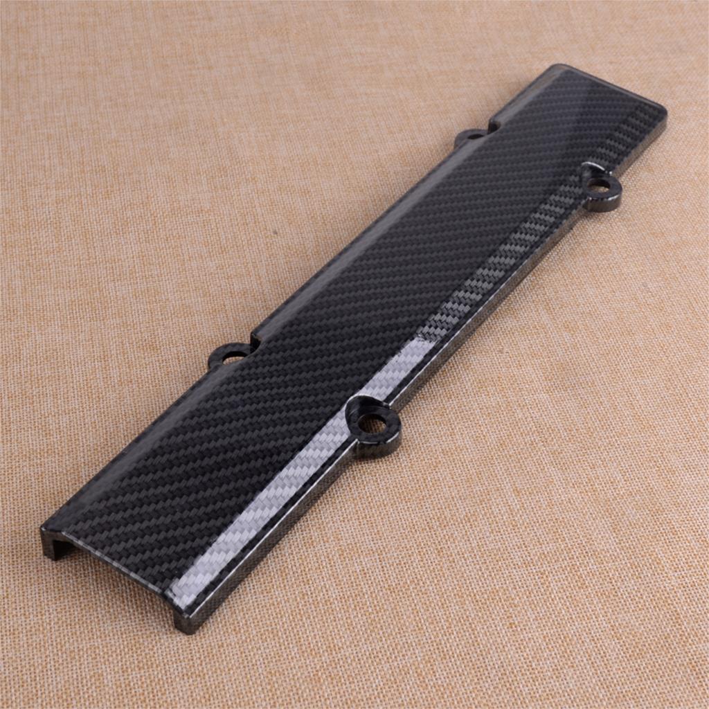 CITALL Durable Carbon Fiber Black ABS Car Valve Spark Plug Cover Fit For Honda VTEC B18 B16A B-Series Acura Integra