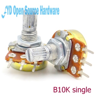 10pcsB10K L: 15MM+ screws WH148 single potentiometer