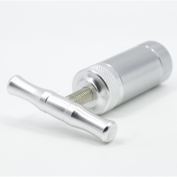 Top 1x Metal Aluminum Pollen Presser Compressor Press Herb grinder Tobacco Spice Grinder Crusher accessories