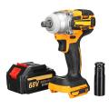 Drillpro 21V Brushless Electric Impact Wrench Hand Drill Installation Power Tools With 2X 6000mAh Li Battery Batteries