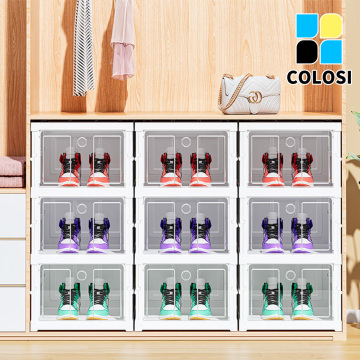 Plastic storage shoe box