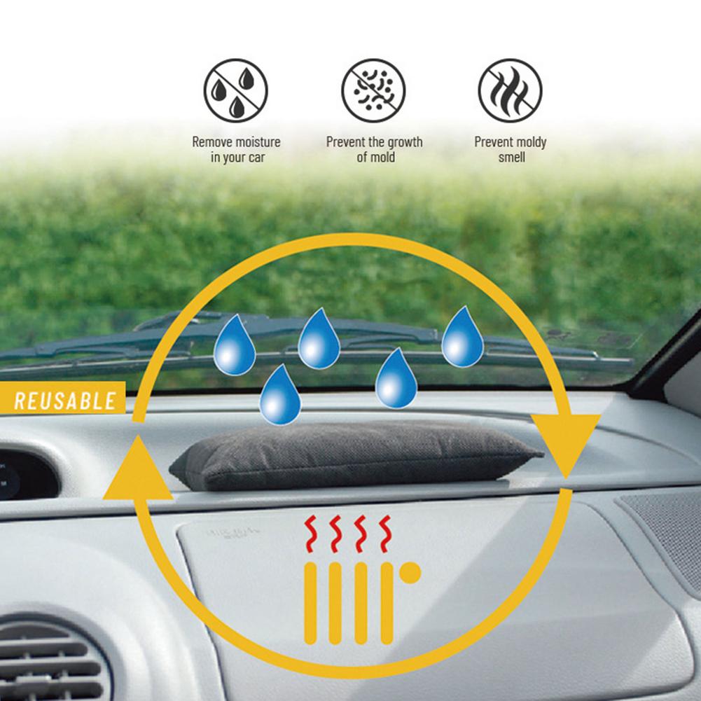 Non-toxic Car Desiccant Dehumidifier Bag, Moisture-proof And Defogging, Absorb Excess Moisture In The Air In The Car