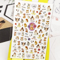 3D Nail Sticker Decals Cute Rabbit Flowers Design Nail Art Decorations Stickers Sliders Manicure Accessories Nails Decoraciones