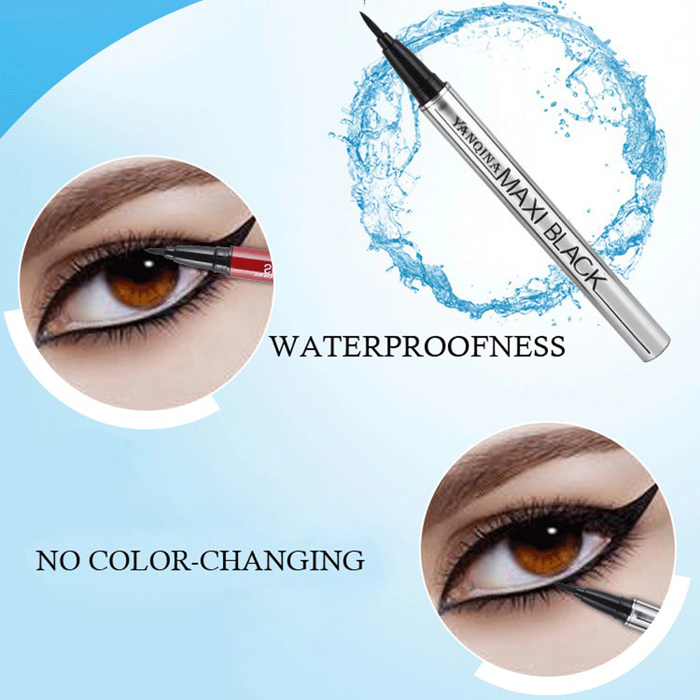 1 Pcs New Black Liquid Eyeliner Long-lasting Waterproof Eye Liner Pencil Pen Women Makeup Cosmetic Beauty Tools