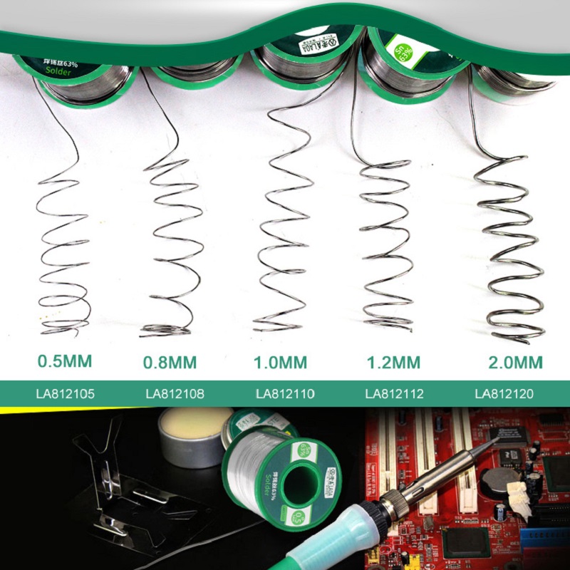 LAOA 63% Tin Content 0.8-2.3mm Rosin Solder Wire,400g Welding Wires, Welding Asistant Tin Wire