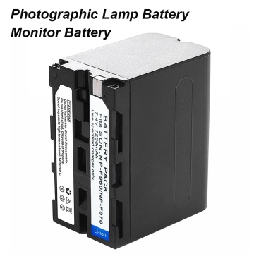 7200mAh NP-F970 NPF-960 Photographic Lamp Battery For LED Video Monitor Battery Yongnuo Photography light Battery WB