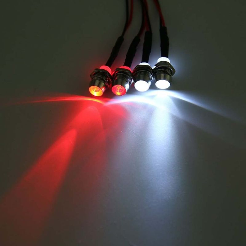 Model Car Upgrade Modified Parts Accessories LED Car Light 4/6 Lights 5mm Lamp Beads for 1/10 RC Car