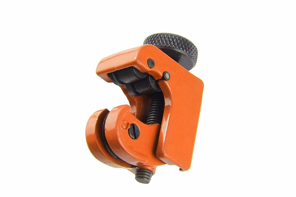 KSEIBI 141850 Mini Tube Pipe Cutter, 1/8-Inch - 7/8-Inch Ideal for Cutting Copper Aluminum Brass PVC Steel Plastic