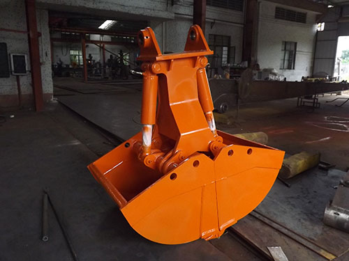 excavator attachments clamshell bucket