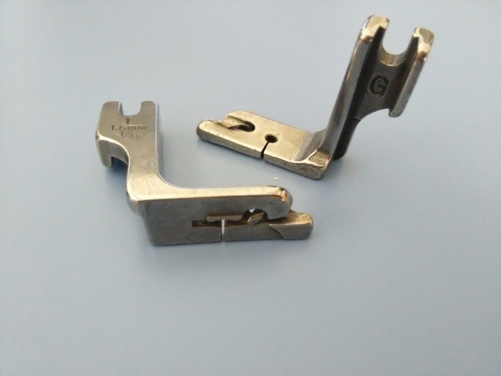 Industrial Sewing Parts Presser Feet Thin Fabric Use Hemmer Foot 1/16=1.6MM For Brother Juki Zoje Jack Typical flatcar machine