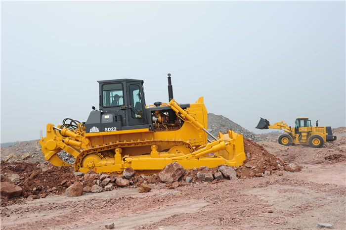 Road construction machinery Shantui SD22 crawler bulldozer