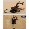 European-style clothing store display racks coat hanger clothes shop wall iron wall hooks deer wall hanging point Animal