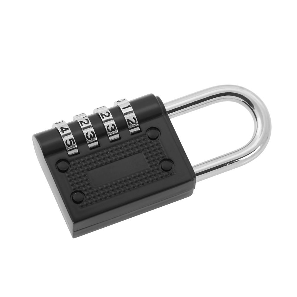 4Digit Combination Password Lock Zinc Alloy Security Lock Suitcase Luggage Coded Lock Cupboard Cabinet Locker Padlock