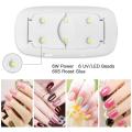 6w Nail Lamp USB Mouse Type With Wire Polished Light Beads Nail Glue Oil Baking Lamp Mini Portable ABS Plastic UV Gel LED Dryer