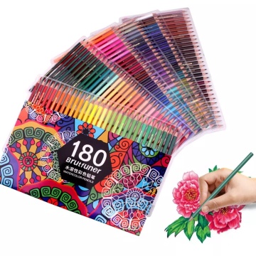 180 Professional Watercolour Pencils Multi-Coloured Drawing Pencils for Artists in Bright Assorted Shades, for Colouring