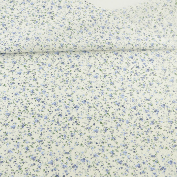 Beige Cotton Fabric Light Blue Flowers Cotton Fabrics Sewing Cloth Crafts Dolls Telas Tilda Tissue Patchwork Fabric Fat Quarter