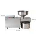 Oil Press Machine Automatic Commercial Presser 2000W Sunflower Seeds Peanut Extractor