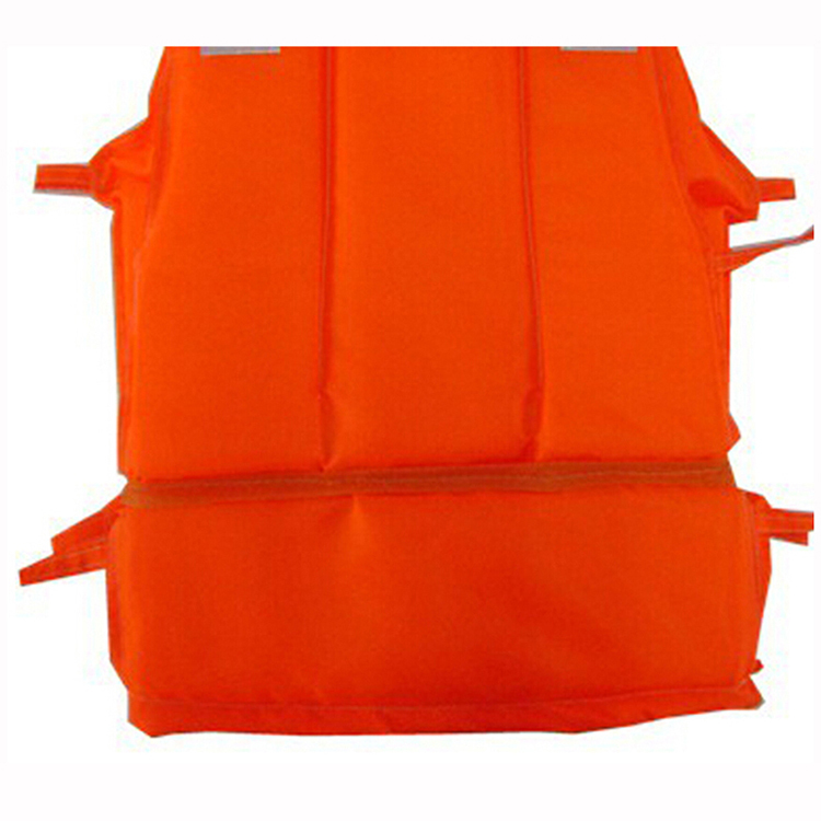 Adult Foam Life Jacket Vest Flotation Device with Survival Whistle Prevention Flood Fishing Rafting Drift Sawanobori Orange