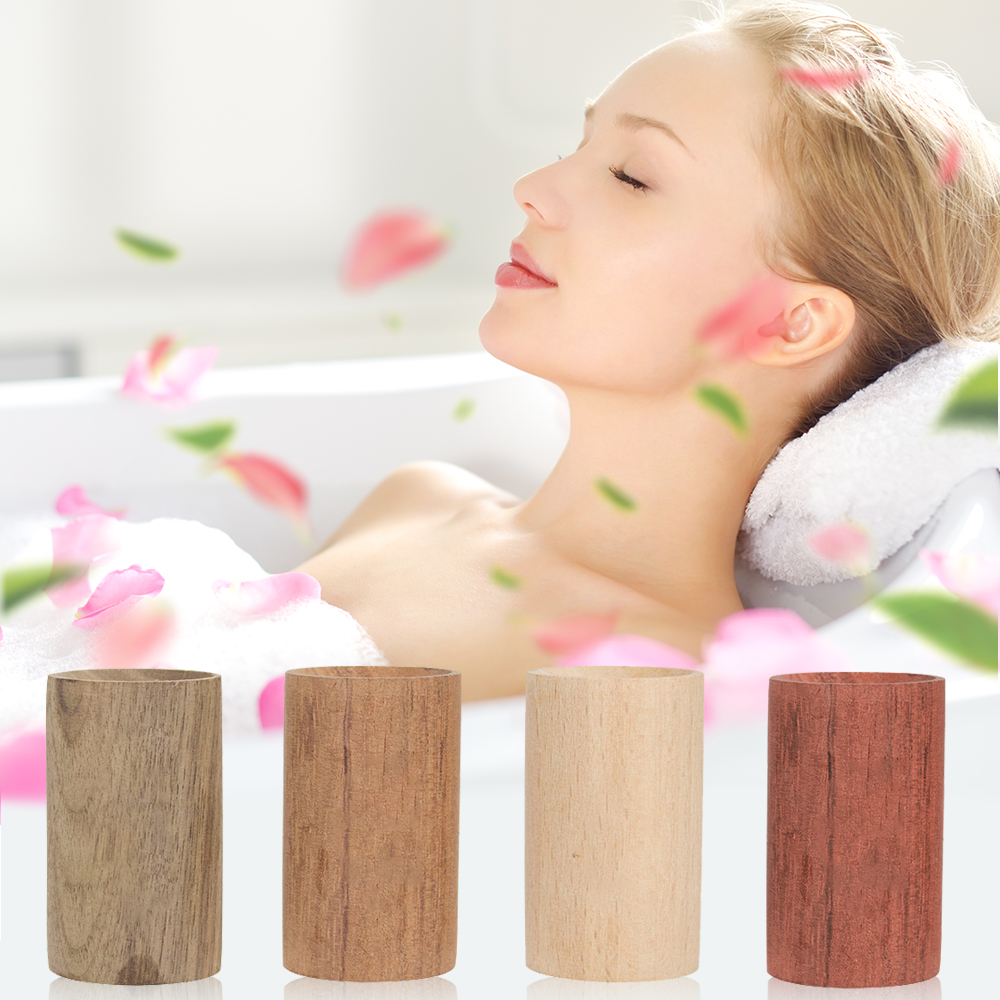 5 Color Wooden Essential Oil Diffuser Aromatherapy Diffuser Air Humidifier with Wood Grain Mini Mist Essential Oils Car Diffused
