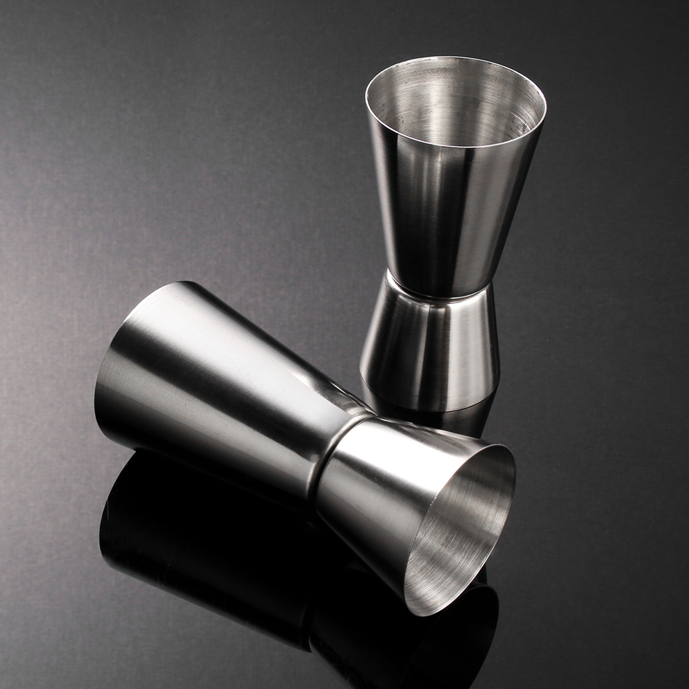 Newest 25/50ML Stainless Steel Bar Wine Cocktail Shaker Jigger Single Double Shot Drink Mixer Wine Pourers Measurer Cup Bar Tool