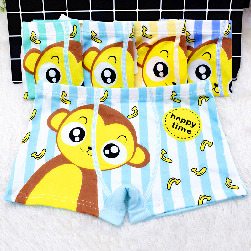 5 Pcs/Lot Baby Boy Panties Cartoon Boy Boxer Briefs Breathable Panties For Girl High Quality Children Soft Underwear Kid Clothes
