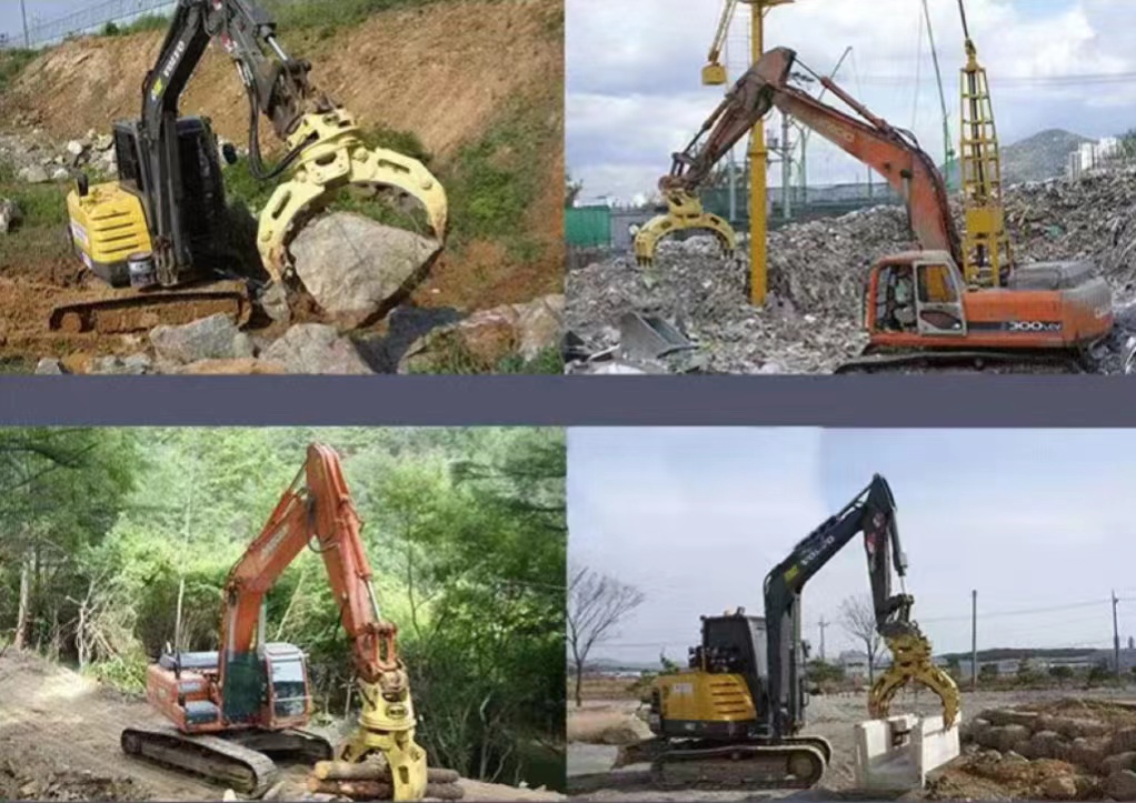 Rock Grabs for Excavators