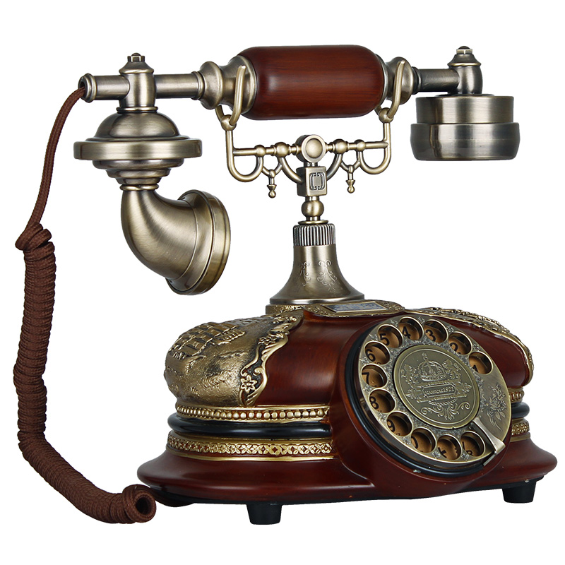 Heavey Antique Telephone Corded Old Fashion Desktop Telephones Classic Antique Landline Telephone Retro Telephones For Gift