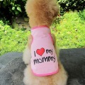 Vest Pet Dog Clothes Letter Clothing Dogs Super Medium Costume Cute Cotton Soft Fashion Chihuahua Summer Pink Suit Boy Mascotas