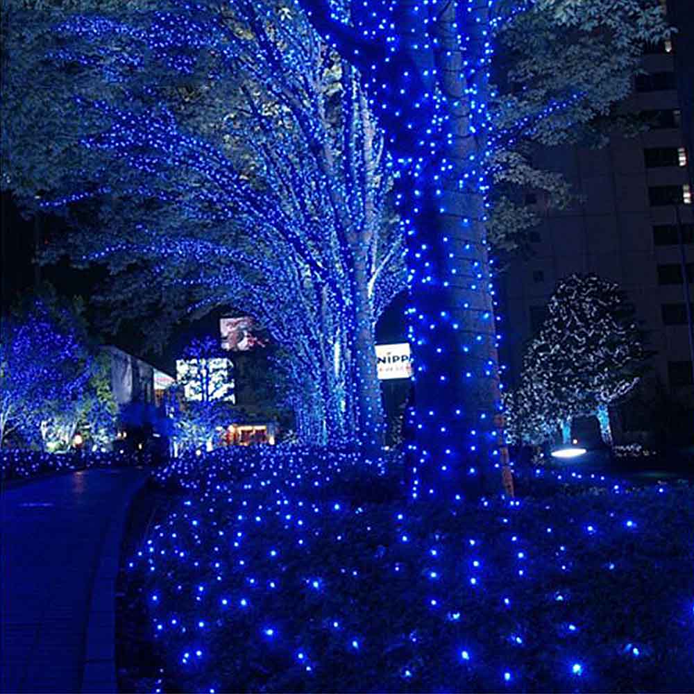Mesh Garland LED Lights slingers 220V LED Net String Fairy Lights Chain Wedding Party Outdoor Lamp Christmas New Year Decoration
