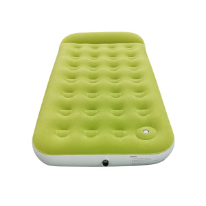 Portable Green Blow Up Mattress Foldable Air Mattress